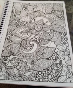 Ultimate Coloring Book Treasury: Relax, Recharge, and Refresh Yourself (Design Originals) 208 Pages of Beautiful One-Side-Only Designs on Extra-Thick, Perforated Paper in a Spiral Lay-Flat Binding 82 819bqkbWKL