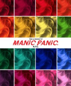 MANIC PANIC Electric Amethyst Purple Hair Dye - Classic High Voltage - Semi Permanent Bright Purple Hair Color With Violet And Blue Undertones - Vegan, PPD & Ammonia Free (4oz) 4 Fl Oz (Pack of 1) 30 819cU 6J3TL 14