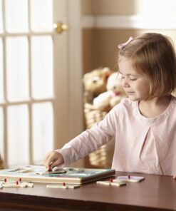 Alternative view of Melissa & Doug Musical Instruments Sound Puzzle - Wooden Peg Puzzle (8 pcs) - Wooden Peg Chunky Baby Puzzle, Music Learning Toys, Musical Sound Puzzles For Toddlers And Preschoolers Ages 2+ Musical Instrumenets