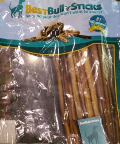Best Bully Sticks 12 Inch All-Natural Odor Free Bully Sticks for Dogs - 12” Fully Digestible, 100% Grass-Fed Beef, Grain and Rawhide Free | 12 Pack 12" (12 Pack) 41 819etkSJa0L