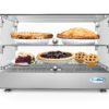 KoolMore - HDC-1.7C 22" Self Service 2 Shelf Commercial Countertop Food Warmer Display Case - 1.7. cu ft, Silver 1.7 cu. ft. 8 819gyDaXyFL