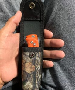 OUTDOOR EDGE RazorPro Double Blade Folding Hunting Knife & Filp N' Zip Bone Saw - Hunting Knife Features a Gutting Blade & Replaceable RazorSafe Skinning Blade. Includes Camo Nylon Sheath 16 819hd9Z51pL