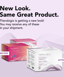 Theralogix TheraNatal Complete Prenatal Vitamin Supplement - 91-Day Supply - with DHA, Vitamin D3, Folate, Iodine, Choline, Iron, Vitamin B6 & More - NSF Certified - 182 Tablets & 91 Softgels 17 819hwGP5L