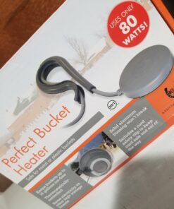 K&H Pet Products Perfect Bucket Heater w/ Cord Clip Gray 5" 80W 56 819lAaYZ4SL