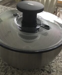 OXO Good Grips Stainless Steel Salad Spinner, 6.34 Qt. 50 819ll7PjB9L