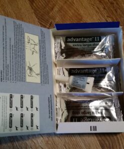 Advantage II XL Dog Vet-Recommended Flea Treatment & Prevention | Dogs Over 55 lbs. | 6-Month Supply 6-Pack 27 819pDiXKKL