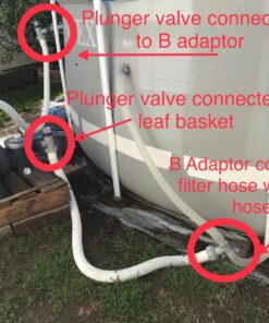 INTEX 1.25" to 1.5" Type B Hose Adapters for Pumps & Saltwater System | Set of 2 31 819pzacwx3L