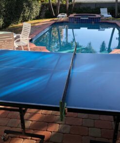 JOOLA NOVA - Outdoor Table Tennis Table with Waterproof Net Set - Quick Assembly - All Weather Aluminum Composite Outdoor Ping Pong Table - Tournament Quality - Indoor & Outdoor Compatible Rally Outdoor 65 819qNcmgffL 2