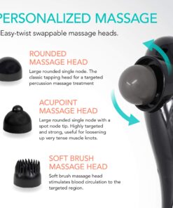 Daiwa Felicity Tapping Pro Electric Massage Machine Handheld Deep Tissue Massager 11 819qgzcWJRL