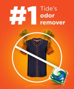 Tide PODS 4 in 1 Febreze Sport Odor Defense, Laundry Detergent Soap PODS, High Efficiency (HE), 61 Count Active fresh 61 Count (Pack of 1) 19 819uhWJogVL
