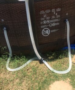 Intex 1.25" Diameter Easy to Install Accessory Pool Pump Replacement Hose - 59" Long for Intex Models 607 and 637, (2 Pack) 13 819v10BOC3L