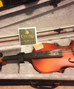 Mendini By Cecilio Violin For Beginners, Kids & Adults - Beginner Kit For Student w/Hard Case, Rosin, Bow - Starter Violins, Wooden Stringed Musical Instruments 4/4 MV300 Antique 51 819wyHVileL