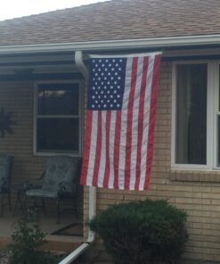 American Flags for Outside 3x5 - USA Flag Co. American Flag 3x5 Heavy Duty Outdoor Made in USA with Embroidered Stars and Sewn Stripes, This US Flag is an American Made Flag 3 by 5 Foot 41 819y5YgcgBL