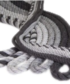 Ravenox Natural Twisted Cotton Rope | Made in The USA | Strong Triple-Strand Cordage for Sports, Décor, Pet Toys, Crafts, Macramé & Indoor Outdoor Use| by The Foot & Diameter (Multiple Color) Gray 1/4 Inch x 50 Feet 16 819yqF5Z7L 1