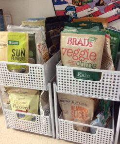 Sorbus 2 Tier Under Sink Bathroom Organizers and Storage, Strong Steel Mesh Sliding Drawers for Enhanced Bathroom Storage Ideal Bathroom Organization and Storage & Under Kitchen Sink Organizer (White) White 30 819yz1SV6dL 1