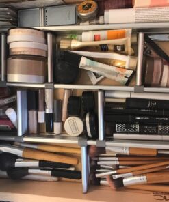 Practical Comfort Aluminum Kitchen Drawer Organizer for Silverware Utensils Flatware 9 Dividers Set | SMALL 3 Dividers 15.3" to 17.5" + 6 Dividers 3.8" 32 819zCmsReCL