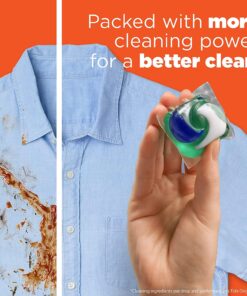 Tide Pods Laundry Detergent, Clean Breeze, 57 Pacs Capsules, 46 Ounce 9 81A0awTqLNL
