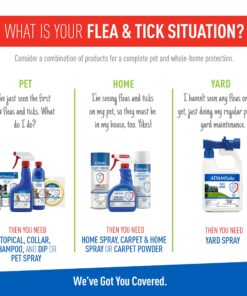 Adams Flea & Tick Collar for Dogs & Puppies |2 Pack |12 Months Protection |Adjustable One Size Collar Fits All Dogs 12 Weeks & Older |Kills Fleas & Ticks |Repels Mosquitoes (excluding California) 20 81A0uNulDJL 1