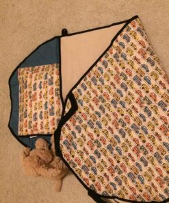Urban Infant Tot Cot Kids Nap Mat - Toddler Preschool Daycare Bedding Cover with Blanket and Pillow - Traffic 43 81A1KBjy2VL