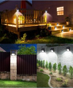 Luposwiten Solar Outdoor Lights Waterproof - Super Bright Motion Sensor Outdoor Lights Easy to Install Solar Lights for Outside, Front Door, Yard, Garage, Garden, Patio, Deck (4 Pack) 33 81A1QrbxGfL