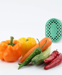 remodeez Refrigerator Deodorizer Eliminator, Nontoxic Coconut, Activated Charcoal, Natural Air Fresheners, Moisture & Odor Absorber for Fridge (Green) 21 81A37dtxL