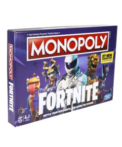 Monopoly: Fortnite Edition Board Game Inspired by Fortnite Video Game Ages 13 & Up 17 81A3Tew BXL