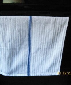 Liliane Collection 13 Blue Kitchen Dish Towels - 27" x 14" 2-ply Commercial Grade Absorbent 100% Cotton Kitchen Towels - Classic Herringbone Tea Towels 38 81A3uSSikrL