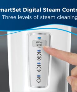 Bissell Power Fresh Steam Mop with Natural Sanitization, Floor Steamer, Tile Cleaner, and Hard Wood Floor Cleaner with Flip-Down Easy Scrubber, 1940A PowerFresh 26 81A5WZWzThL