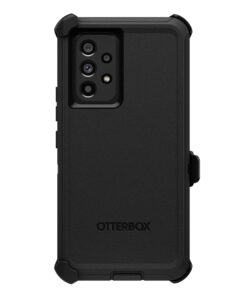 Alternative view of OtterBox Samsung Galaxy A53 5G Defender Series Case - BLACK, rugged & durable, with port protection, includes holster clip kickstand