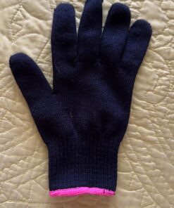 Kiloline Professional Heat Resistant Glove for Hair Styling Heat Blocking for Curling, Flat Iron and Curling Wand Suitable for Left and Right Hands 21 81A95 HG4L