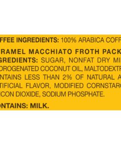 Gevalia Caramel Macchiato Espresso K-Cup Coffee Pods & Froth Packets (9 Pods and Froth Packets) 9 Count (Pack of 1) 12 81A97kK8OOL