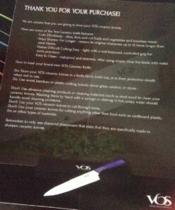 Vos Ceramic Knife Set 4 Pcs Ceramic Knives Set For Kitchen, Ceramic Kitchen Knives With Peeler, Ceramic Paring Knife 3", 4", 6", Inch Multi-Color Red, Blue, Green, Purple Multicolor 39 81A9NEBXnnL