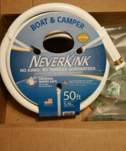 Teknor Apex NeverKink, 8612-50 Boat and Camper, Drinking Water Safe Hose, 5/8-Inch-by-50-Foot 21 81A9TwfStHL