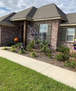 Mega Spider Web Outdoor Halloween Decoration - Terrify Your Neighbors - by FunWorld Standard White 22 81A9sqN321L