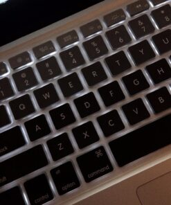 Allinside Gray Ombre Keyboard Cover Skin for MacBook Pro 13" 15" 17" (2015 or Older Version), MacBook Air 13" A1369/A1466, Older iMac Wireless Keyboard MC184LL/B 2010-2017 MacBook Air 13 & 2008-2015 Mac Pro 13/15 Ombre Gray 37 81AA sOEblL