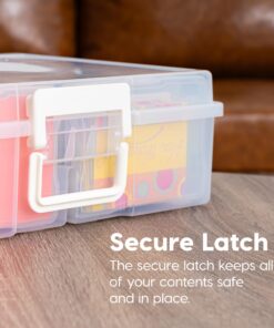 IRIS Extra Large 4" x 6" Photo and Embellishment Craft Keeper, 2 Pack, Clear 26 81ABAqn2dQL