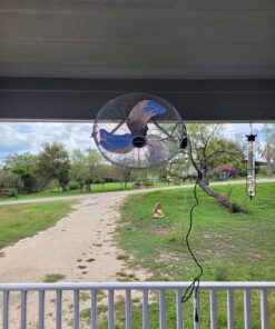 Lasko High Velocity Max Performance Floor Fan with Wall mount Option, 3 Powerful Speeds, Pivoting Fan Head for Home, Garage, Attic, 20", Black, 2265QM 39 81ACGtSEFQL