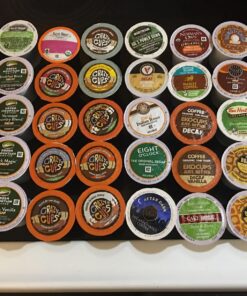 Perfect Samplers Single Serve & Decaf K Cups Variety Pack, Unflavored & Flavored Decaf Coffee Pods, Decaffeinated Coffee for Keurig K Cups Machines, Hot or Iced Coffee, 40 Count 37 81ACkohzTlL