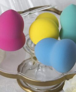 Essencell Cosmetic Pro Makeup Blender Sponges 2pc Pack - Easily Blend Liquid Foundation,Highlight and Contour-Flawless Sponge Applicator 2 Count (Pack of 1) 23 81AD1Mg5ygL