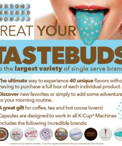 Coffee Pods Variety Pack Sampler, Assorted Single Serve Coffee for Keurig K Cups Coffee Makers, 40 Unique Cups - Great Coffee Gift Coffee Variety 29 81AEFqxDTZL 1