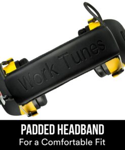 3M WorkTunes Hearing Protector with AM/FM Radio, NRR 24 dB,Black/Yellow 24 81AIbUiWInL