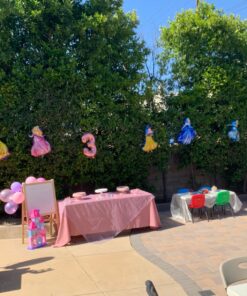 Princess Balloons for Birthday Party - Princess Birthday Decorations for Girls - Princess Party Decorations Birthday Balloons - Happy Birthday Princess Banner - Bundled by Jolly Jon 35 81AJHMSkSZL