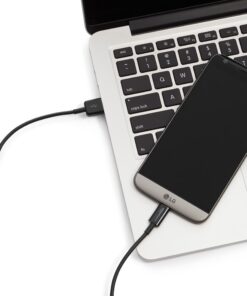 Amazon Basics USB-C to USB-A 2.0 Fast Charger Cable, 480Mbps Speed, USB-IF Certified, for Apple iPhone 15, iPad, Samsung Galaxy, Tablets, Laptops, 6 Foot, Black 6 Feet 1-Pack 23 81AL8CorCPL