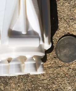 HATCHBOX ABS 3D Printer Filament, Dimensional Accuracy +/- 0.03 mm, 1 kg Spool, 1.75 mm, White, Model Number: 3D ABS-1KG1.75-WHT 46 81ALXbEH2kL