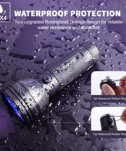 Escolite UV Flashlight Black Light, 51 LED 395 nM Ultraviolet Blacklight Detector for Dog Urine, Pet Stains and Bed Bug 51 UV LED Flashlight 22 81ALtRDuDxL