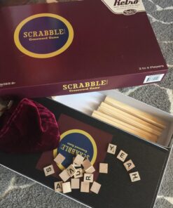 Hasbro Gaming Retro Series Scrabble 1949 Edition Board Game 15 81AO9I5VMBL