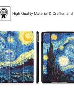 Alternative view of Fintie Case for iPad Air 2 9.7" - [SlimShell] Ultra Lightweight Stand Smart Protective Case Cover with Auto Sleep/Wake Feature for iPad Air 2, Starry Night