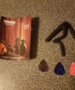 Guitar Capo for Acoustic Electric Guitar and Ukulele Aluminium alloy Capo Black Cpao 19 81AOndatINL