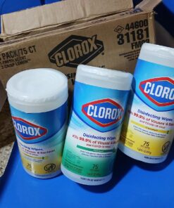 Clorox Disinfecting Wipes Value Pack, Cleaning Wipes, 75 Count Each, Pack of 3 (Package May Vary) 75 Count (Pack of 3) 67 81APjNjMmYL