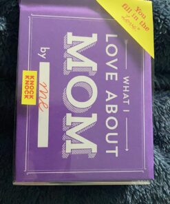 Knock Knock What I Love about Mom Fill in the Love Book Fill-in-the-Blank Gift Journal, 4.5 x 3.25-inches 34 81APo h0IEL